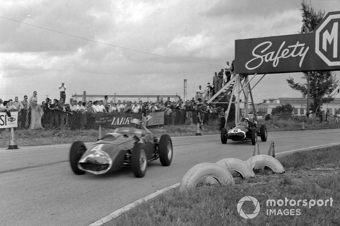 Wolfgang von Trips, Ferrari 246, Maurice Trintignant, Cooper T51 Climax