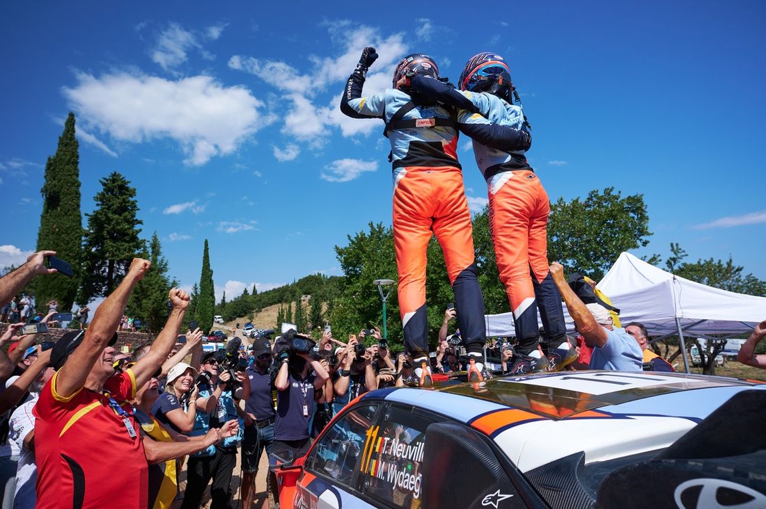 Zwycięzca Thierry Neuville, Martijn Wydaeghe, Hyundai World Rally Team Hyundai i20 N Rally1