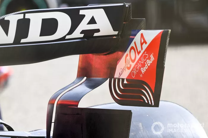 Red Bull Racing RB16B rear wing detail