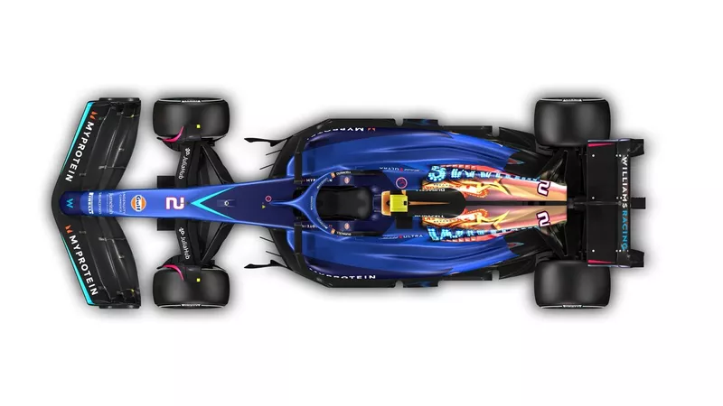 Williams FW45 Las Vegas-kleuren