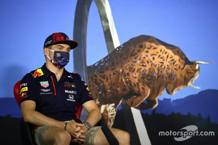 Max Verstappen, Red Bull Racing en la conferencia de prensa