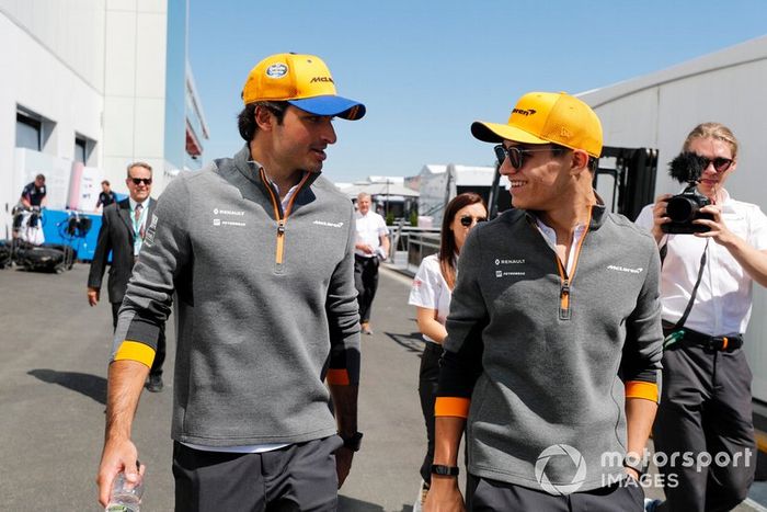 Carlos Sainz Jr., McLaren ve Lando Norris, McLaren