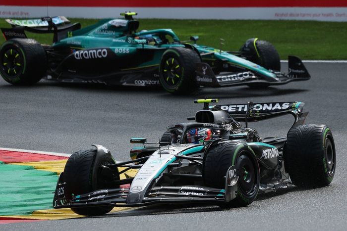 Fernando Alonso, Aston Martin Racing, Andrea Kimi Antonelli, Mercedes