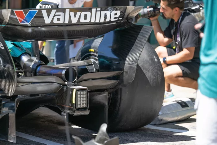 Aston Martin AMR25 technical detail