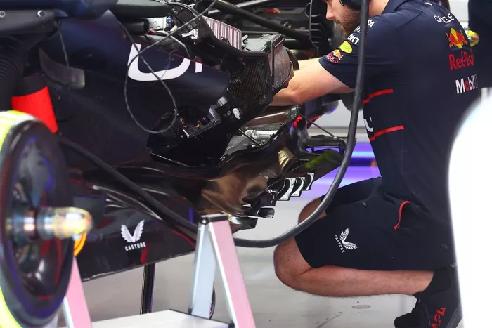 Dettaglio tecnico Red Bull