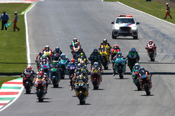 Start: Thomas Lüthi, Interwetten, führt
