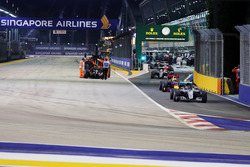 Safety-Car-Phase: Nico Rosberg, Mercedes AMG F1 W07 Hybrid, führt