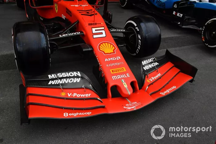 Alerón delantero del Ferrari SF90 