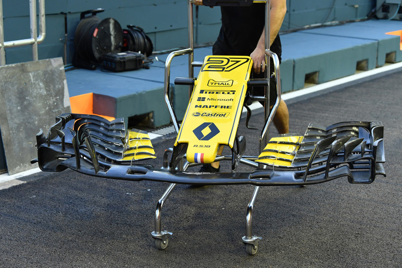 Renault Sport F1 Team RS 18, переднє антикрило