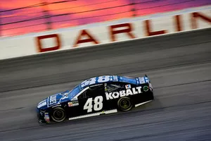 Jimmie Johnson, Hendrick Motorsports, Chevrolet Camaro Lowe's Throwback
