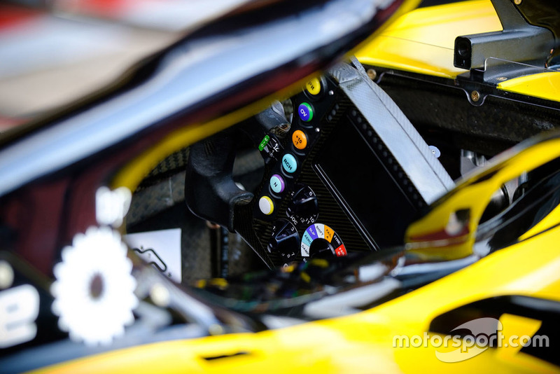 Renault Sport F1 Team R.S. 18 steering wheel detail
