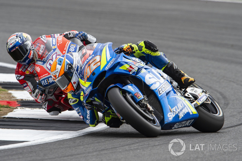 Alex Rins, Team Suzuki MotoGP, sliding
