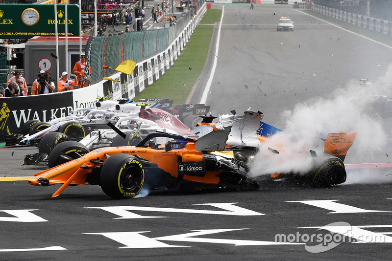 Accidente de Fernando Alonso, McLaren MCL33