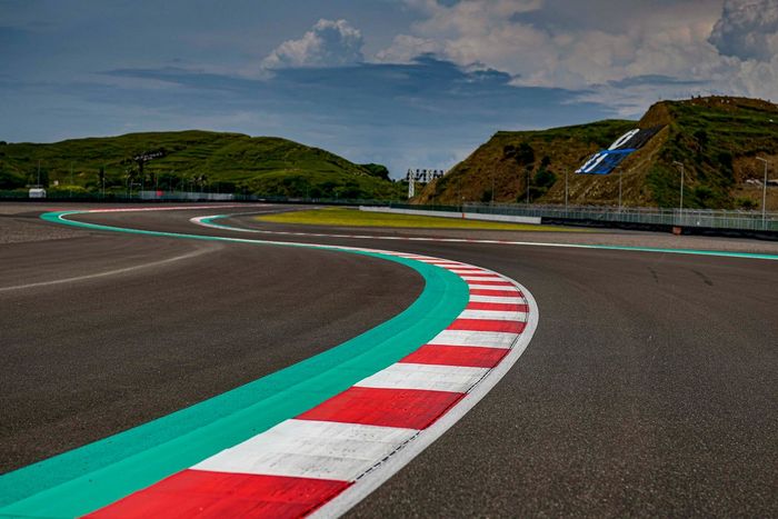 Aspectos de la pista de Mandalika