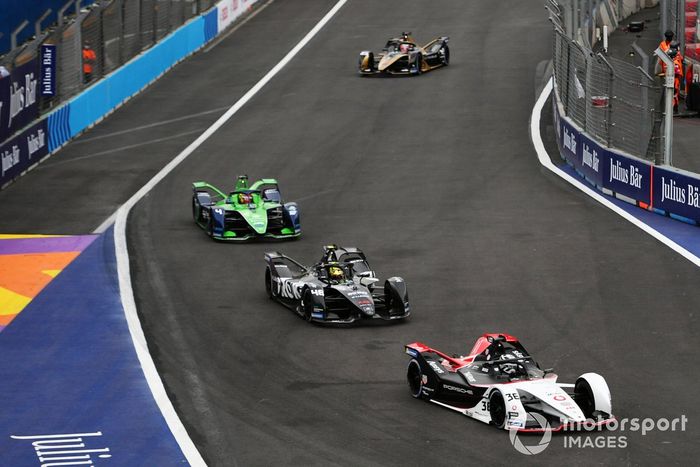 Andre Lotterer, Porsche, Porsche 99X Electric, Edoardo Mortara, Venturi Racing, Silver Arrow 02, Robin Frijns, Envision Racing, Audi e-tron FE07