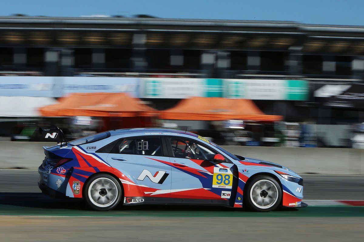 #98: Bryan Herta Autosport w/ Curb-Agajanian Hyundai Elantra N TCR, TCR: Ryan Norman, Parker Chase