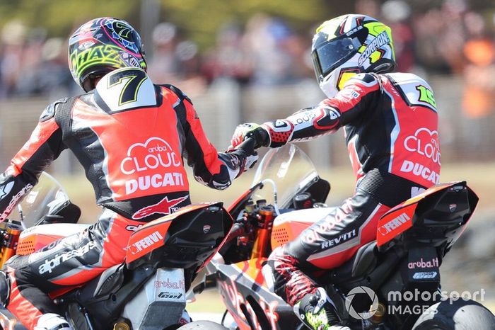 Chaz Davies, Aruba.it Racing-Ducati Team, Alvaro Bautista, Aruba.it Racing-Ducati Team