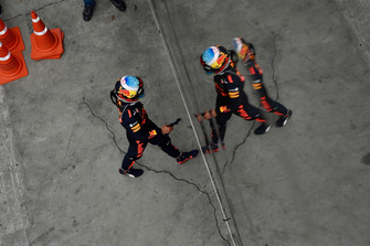 Daniel Ricciardo, Red Bull Racing dans le Parc Fermé