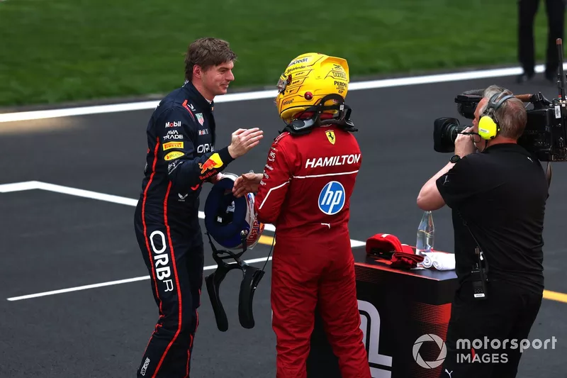 Lewis Hamilton, Ferrari, Max Verstappen, Red Bull Racing