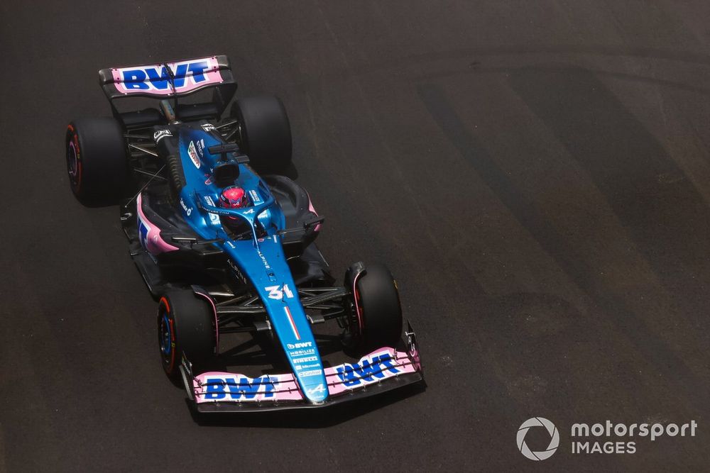 Esteban Ocon lors du Grand Prix de Miami.