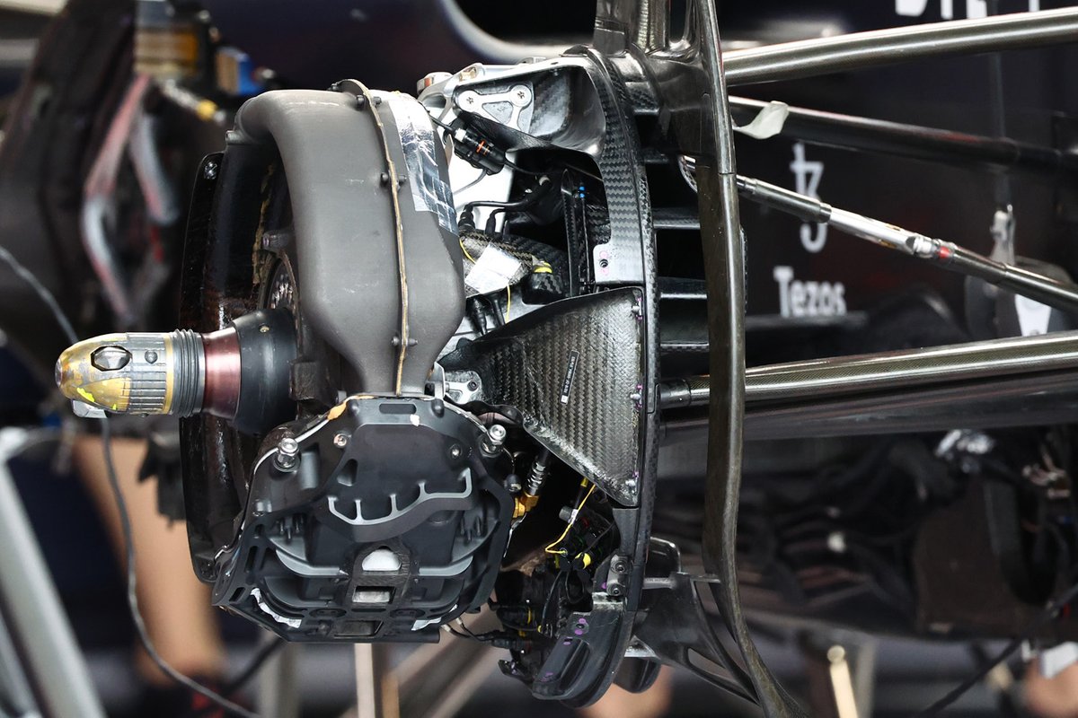 Detalle del freno del Red Bull Racing RB18