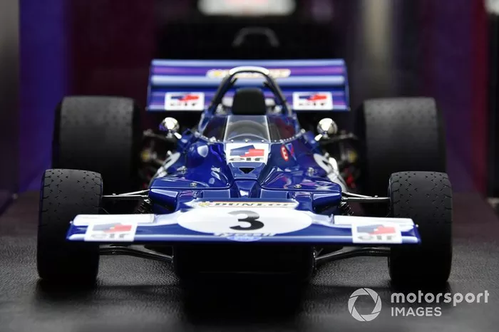 Terrell 001 F1 car model on display