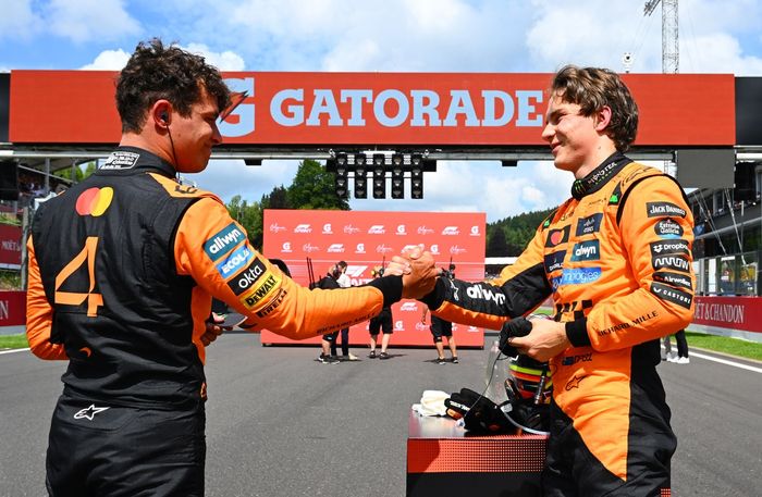 Lando Norris, McLaren, Oscar Piastri