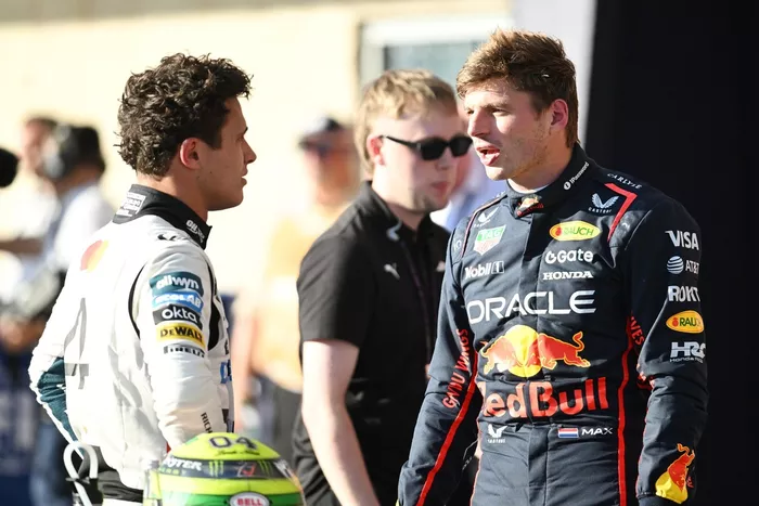 Lando Norris, McLaren, Max Verstappen, Red Bull Racing