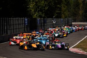 Patricio O'ward, Arrow McLaren, Felix Rosenqvist, Meyer Shank Racing