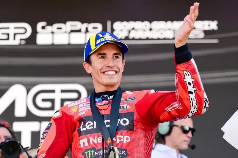 Vainqueur de la course Marc Marquez, Ducati Team
