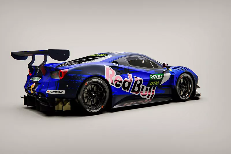 AF Corse Red Bull design for Liam Lawson