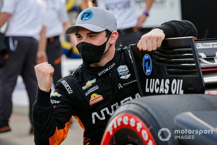 Patricio O'Ward, Arrow McLaren SP Chevrolet se lleva la pole position