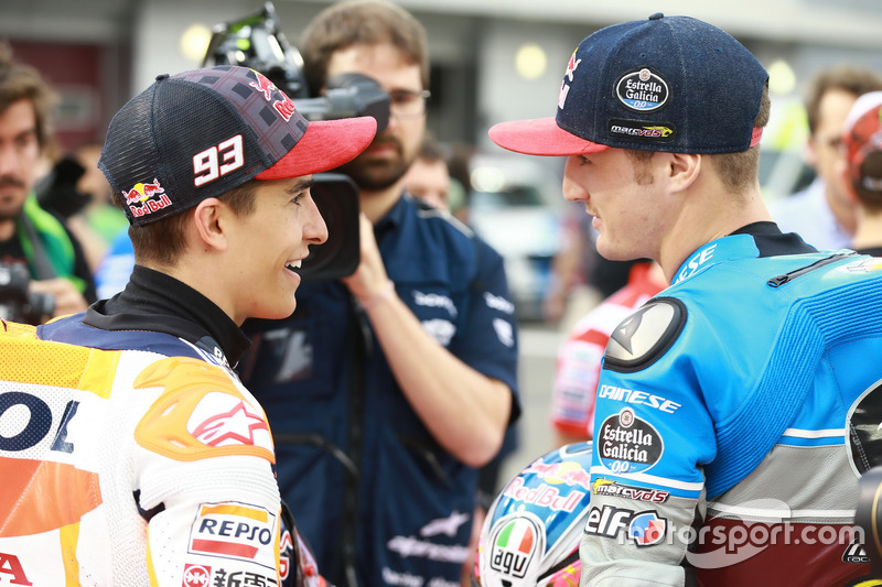 Марк Маркес, Repsol Honda Team; Джек Міллер, Estrella Galicia 0,0 Marc VDS