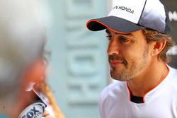 Fernando Alonso, McLaren avec la presse