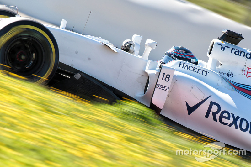 13º Lance Stroll, Williams FW40, 1:22.351, blandos, (120 vueltas)