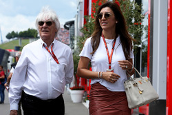 Bernie Ecclestone, et sa femme