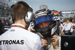 Valtteri Bottas, Mercedes AMG, on the grid