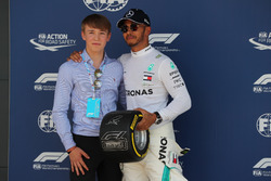 Billy Monger e Lewis Hamilton, Mercedes AMG F1