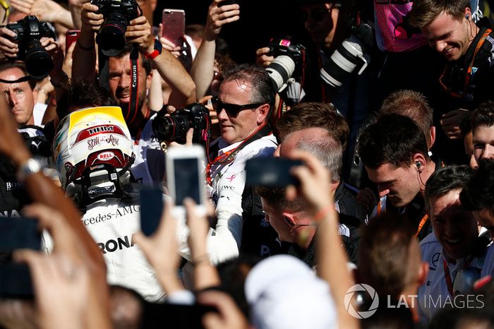 Ganador, Lewis Hamilton, Mercedes AMG F1, celebra