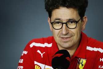 Mattia Binotto, Chief Technical Officer, Ferrari, in the Press Conference