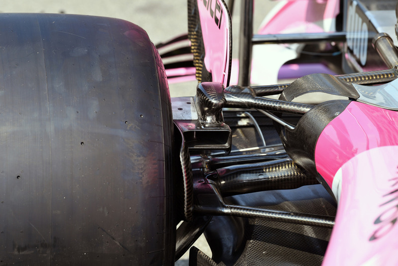 Racing Point Force India VJM11 rear suspension detail