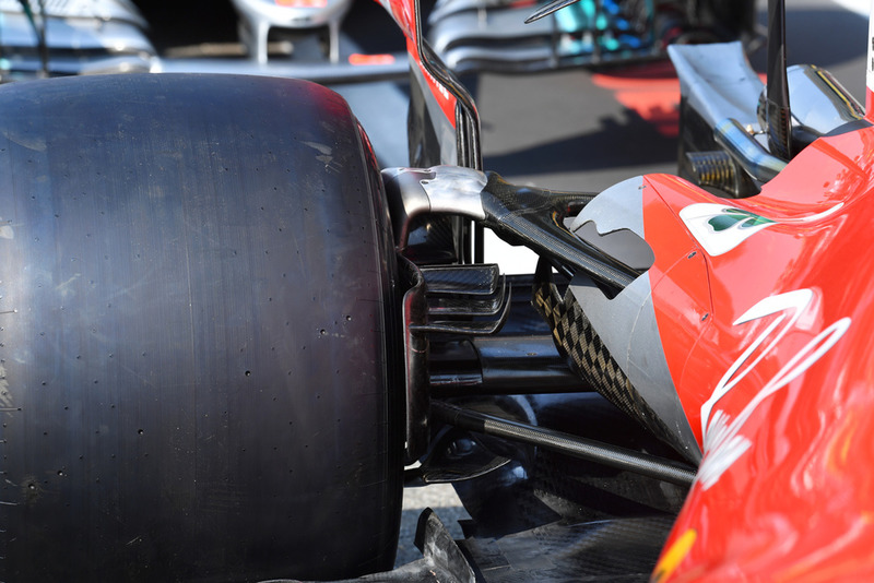 Ferrari SF71H rear suspension detail