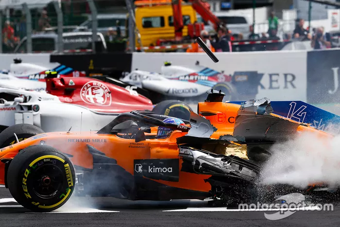 Accidente de Fernando Alonso, McLaren MCL33 