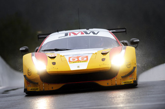 #66 JMW Motorsport Ferrari F488 GTE: Liam Griffin, Alex MacDowal, Miguel Molina