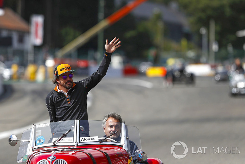Belga Nagydíj - versenyzői felvonulás - F1 2018