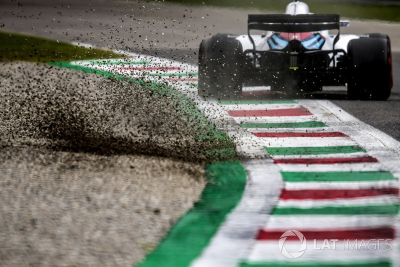 Sergey Sirotkin, Williams FW41, pisa la grava