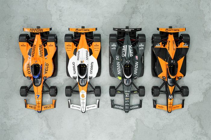 Decoración de Arrow McLaren SP para Indy500