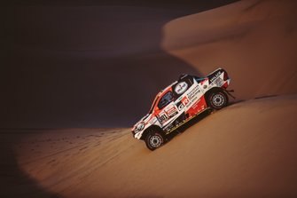 #301 Toyota Gazoo Racing Toyota Hilux: Nasser Al-Attiyah, Matthieu Baumel