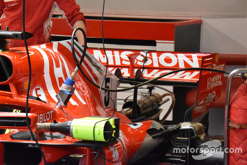 Ferrari SF71H rear wing