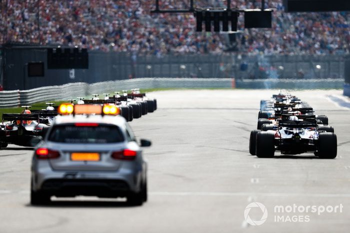 La parrilla de salida, lista para la acción